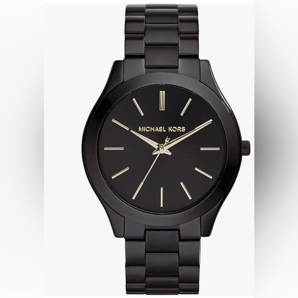 Michael kors black and gold watch woman’s small wrist - Picture 1 of 6